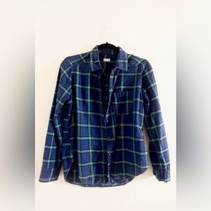 Hollister Flannel Buttoned Down Top